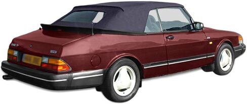 سييرا للسيارات قم ببديل قبيحة قابلة للتحويل لـ SAAB 900 1986-1994 ، قماشية Stayfast ، Blue in Saudi Arabia