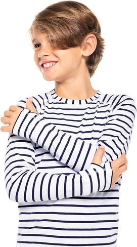 Coolibar Upf 50+ Kid's Lumaleo Long Sleeve T -Shirt - Sun Protection in Saudi Arabia