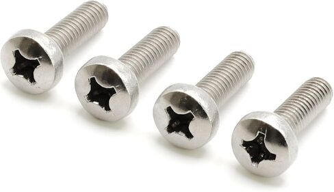 براغي لوحة الترخيص الخلفية replacements cropata متوافقة مع تويوتا - M6-1.0 × 20 مم - الفولاذ المقاوم للصدأ (حزمة من 4) in Saudi Arabia