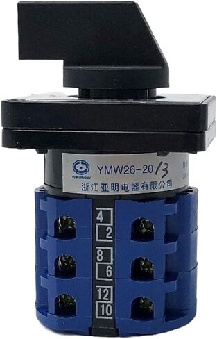 الكهربائية 2/3/4/6/7 الموضع 20A 660V 3 السيطرة على الفضة التلامس التلامس مفتاح CAM CAM LW26-20 LW28-20 YMW26-20/3 (1-0-2) in Kuwait
