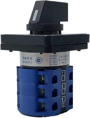الكهربائية 2/3/4/6/7 الموضع 20A 660V 3 السيطرة على الفضة التلامس التلامس مفتاح CAM CAM LW26-20 LW28-20 YMW26-20/3 (1-0-2) in Kuwait