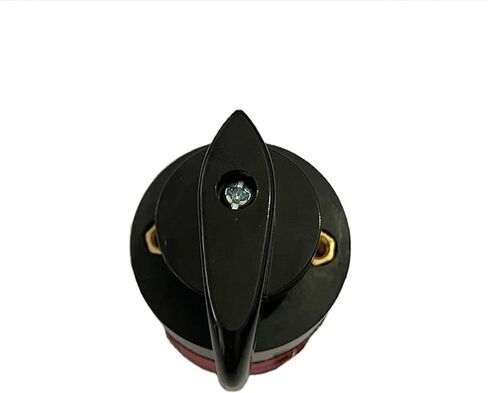 Electric 3 Position HZ5B-20/2 Red Body Combination Changeover Rotary Cam Switch 20A 2 Poles 8 Terminals Silver Contact in Saudi Arabia