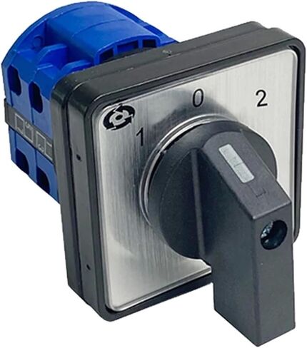 Electric 2/3/4 Position 8 Terminals Rotary Cam Changeover Switch with Screws Useful Tool 660V 20A LW28-20 LW26-20 YMW26 Series(0-1-2) in Saudi Arabia