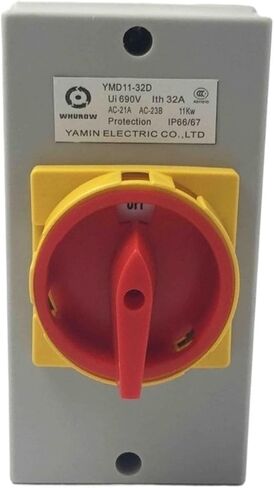 YMD11-32D عزل العزل مفتاح الفصل 690V 32A 3P مع نظام Drope CAM Deting CAM DETANTORINGINGING نظام ومضخة in Kuwait