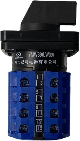 LW39B-16/4 Changeover Rotary Cam Switch 8 Position 16 Terminals 690V 16A 4 Poles Control Motor LW26 LW28 in Saudi Arabia