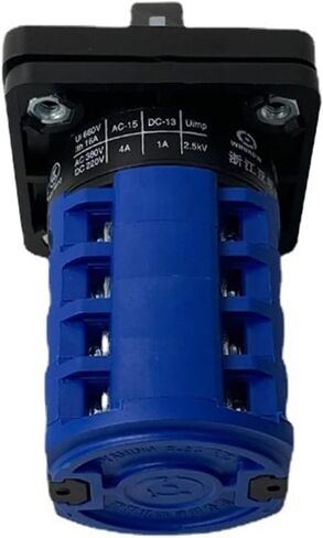 LW39B-16/4 Changeover Rotary Cam Switch 8 Position 16 Terminals 690V 16A 4 Poles Control Motor LW26 LW28 in Saudi Arabia