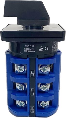 LW26-63/3 Universal Changeover Rotary Cam Switch 3 Postion 690V 63A 3 POLES Control Motor Silver Contact YMW26 in Saudi Arabia