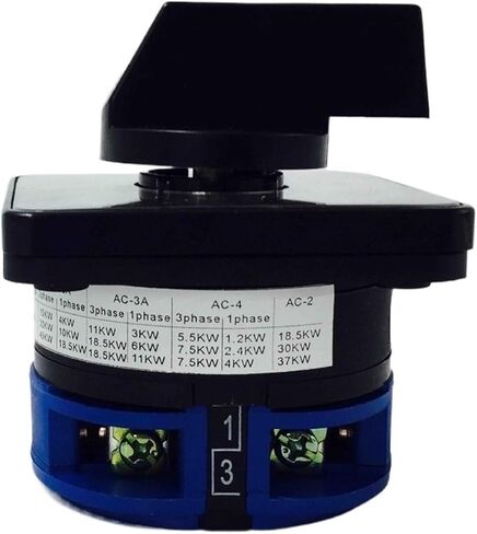 مفاتيح مفتاح CAM Universal Rotary 660V 32A 1 القطب 3 الموضع 0-1-2 التغيير الكهربائي التلامس الفضي CA20B-32/1 LW26 in Saudi Arabia