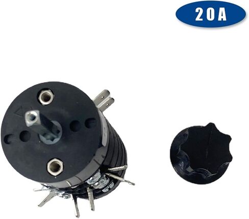 20A Six Position Changeover Rotary Cam Switch 4 Levels Silver Contact 16 Terminals Star Handle HZ5B-20/4-3-1 in Saudi Arabia