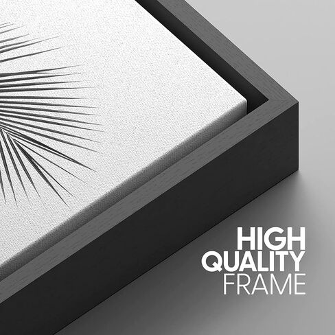 ZHMANLUCK Large Size Home Wall Decoration Art Wall Gold Canvas Abstract Oil Painting Modern Fashion Perfect for Home Decor 70x140cm/(28x55inch) with-Black-Frame in Saudi Arabia