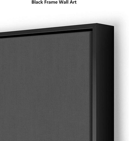 ZHMANLUCK Large Size Home Wall Decoration Art Wall Gold Canvas Abstract Oil Painting Modern Fashion Perfect for Home Decor 70x140cm/(28x55inch) with-Black-Frame in Saudi Arabia