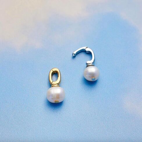 Pura Vida Harper Pearl Charm Gold Charms for Bracelets Necklace for Women - Gold in Saudi Arabia