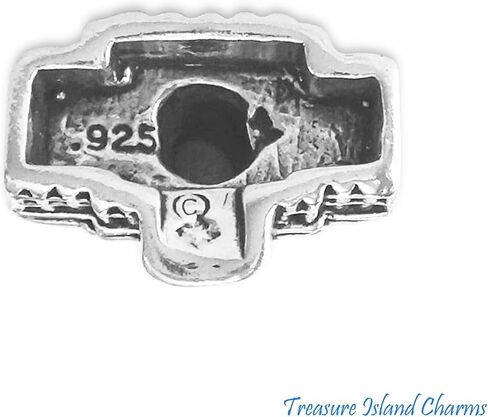 The United States Capitol Building Washington DC 3D 925 Solid Sterling Silver Charm Dangle Pendant Bracelet Crafting in Saudi Arabia