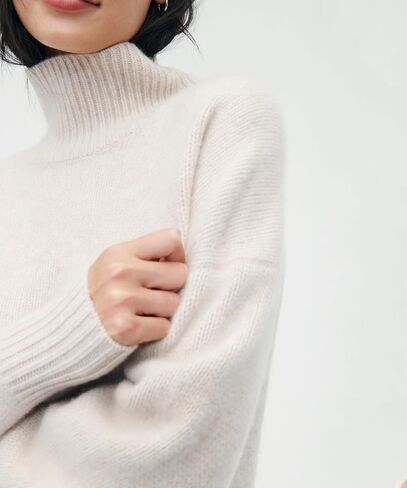 Women's Luxe Cashmere Oversized Turtleneck in Saudi Arabia
