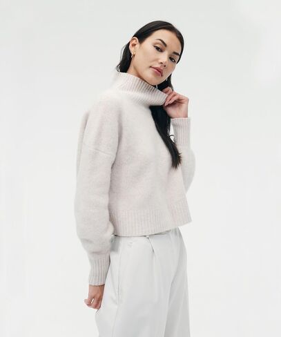 Women's Luxe Cashmere Oversized Turtleneck in Saudi Arabia