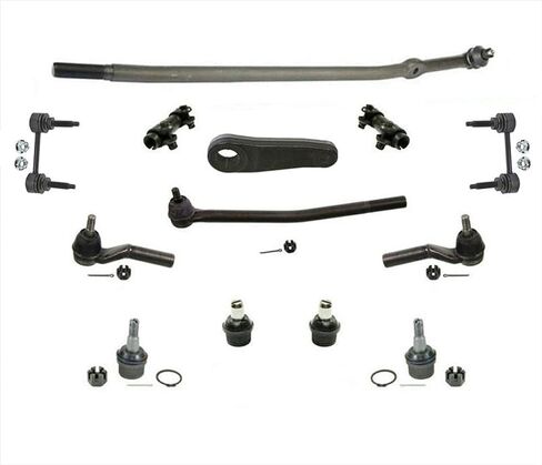 Drag Link Tie Rod Ball Joints Links & Pitman Arm Replacement Parts For Ford E150 E250 E350 08-14 in Kuwait