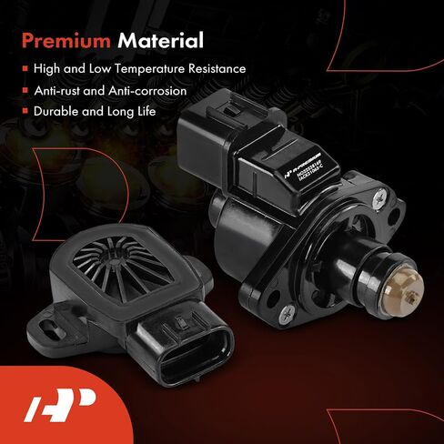A-Premium Idle Air Control Valve IAC + Throttle Position Sensor TPS Compatible with Suzuki Vitara 1999-2002 1.6L 2.0L, Vitara 2003 2.0L & Chevrolet Tracker 1999-2002 1.6L 2.0L, Tracker 2003-2004 2.0L in Saudi Arabia