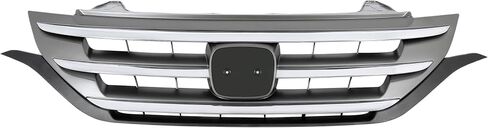 Kojem Front Bumper Grille Compatible with 2012-2014 Honda CRV CR-V 4-Door Hood Upper Grill w/Chrome Molding Trim Replacement for HO1200211, 71121T0GA01ZA in Saudi Arabia