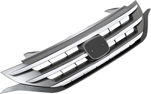 Kojem Front Bumper Grille Compatible with 2012-2014 Honda CRV CR-V 4-Door Hood Upper Grill w/Chrome Molding Trim Replacement for HO1200211, 71121T0GA01ZA in Saudi Arabia
