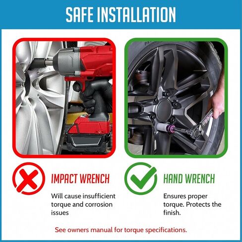 Wheel Accessories Parts 20 Pcs 1/2"-20 Thread Spike Spline 4.40" Long Lug Nuts Chrome 7/8" & 13/16" Hex Fits Chevy C10 K5 Blazer ｜ GMC C1500 ｜ Dodge Ram 1500 Ramcharger ｜ Ford F150 ｜ Jeep Wrangler in Kuwait