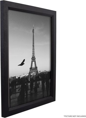 Craig Frames 7171610BKC1934AAC 0.825-Inch Wide Picture/Poster Frame in Wood Grain Finish, 19 by 34-Inch, Solid Black in Saudi Arabia