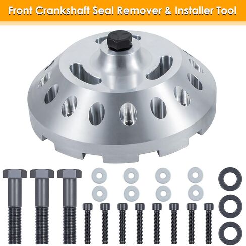 3162992 Crankshafment Front Seal Tool مجموعة أدوات أدوات التثبيت لـ Cummins Signature ISX QSX و 3164780 Crankshaved الخلفية الخلفية الختم الرئيسية وملابس الأكمام المزيل/مجموعة أدوات التثبيت لـ Cummins ISX QSX ISX15 ISX12 in Saudi Arabia