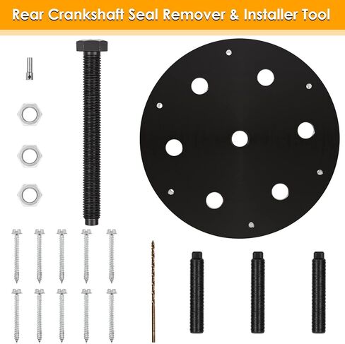 3162992 Crankshafment Front Seal Tool مجموعة أدوات أدوات التثبيت لـ Cummins Signature ISX QSX و 3164780 Crankshaved الخلفية الخلفية الختم الرئيسية وملابس الأكمام المزيل/مجموعة أدوات التثبيت لـ Cummins ISX QSX ISX15 ISX12 in Saudi Arabia