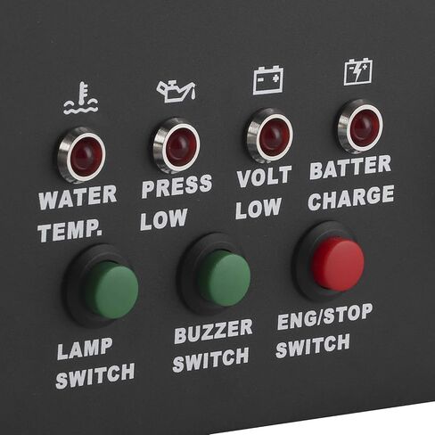 Gauge Cluster مجموعة مقياس درجة حرارة الماء ارتفاع درجة حرارة ضغط الزيت العداد 24V شاشة LCD الرقمية مع الإضاءة الخلفية لسيارة السيارة البحرية الفولاذ المقاوم للصدأ IP67 316 in Saudi Arabia