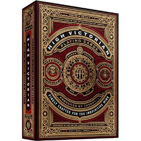 Victorian High Red Playing Cards