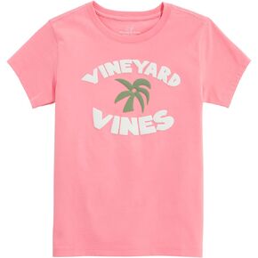 vineyard vines Girls Vv Palm Tree Short-Sleeve Tee