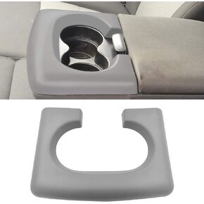 Jaronx Compatible with Ford F150 Cup Holder Pad Replacement 2004-2014, Bench Seat Center Console Cup Holder Armrest Pad Replacement (Light Grey)