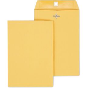 Staples 534990 Clasp Kraft Catalog Envelopes 6-1/2-Inch X 9-1/2-Inch Brown 100/Bx