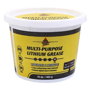 Ags Company Automotive Solutions Multi-Purpose Lithium Grease Tub, 16oz, Effective Anti Rust and Anti Seize Grease, Bearing Grease and Gear Grease, Versitile All Purpose Grease