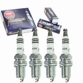 4 pc NGK Iridium IX Spark Plugs compatible with Mazda Miata 1.8L L4 1994-2005