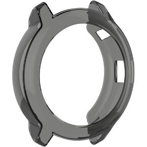 Compatible for Garmin Vivoactive 3 Music TPU Protective Case Cover, LOKEKE Soft TPU Protective Case Cover for Garmin Vivoactive 3 Music Smartwatch(TPU Black)