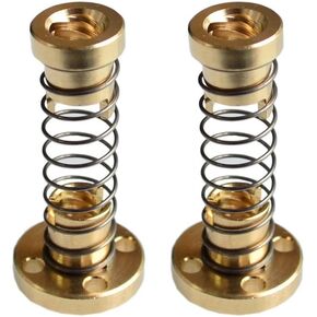 مجموعة من 2 قطعة T8 مكافحة رد الفعل العكسي الربيع تحميل الجوز القضاء على الفجوة الجوز للطابعة ثلاثية الأبعاد T8 الرصاص المسمار قطر 8 مللي متر الملعب 2 مللي متر الرصاص 8 مللي متر in Kuwait