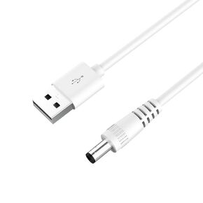 Lighted Makeup Mirror Replacement Charging Cable, DC 5.5 * 2.1 mm Switching Connector Charging Cord, 1A, 3.2ft