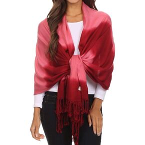 Sakkas Vicki Trendy Ombre Stripe Tie Dye Pashmina/Shawl/Wrap/Stole