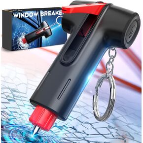 Gifts for Dad From Daughter Wife Fathers Day - UPGRADE Car Window Breaker Seatbelt Cutter Emergency Whistle 3 in-1 Car Safe Escape Tool Spring Loaded Glass Breaker Car Accessories Car Essentials in Kuwait