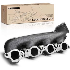 A-Premium Right Exhaust Manifold with Gasket Kit Compatible with Chevrolet Silverado Avalanche Suburban GMC Sierra 2500 3500 HD Classic Yukon V8 8.1L