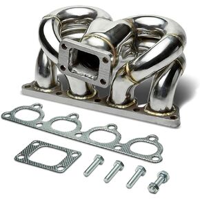 DNA Motoring TM-D-S-RH-NWG Stainless Steel Turbo Manifold