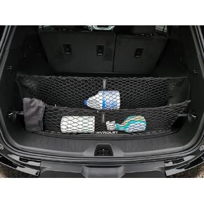 Floor+ Envelope Style Automotive Elastic Trunk Mesh Cargo Net for Chevrolet Blazer (RS) 2021-2024 - Premium Trunk Organizer and Storage - Luggage Net for Crossover- Best Car Organizer