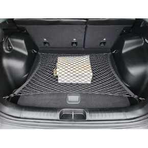 Floor Style Elastic Trunk Mesh Cargo Net for Jeep Cherokee Latitude Limited Trailhawk 2019-2023 - Premium Trunk Organizers and Storage - Luggage Net for SUV - Best Car Organizer for Jeep Cherokee