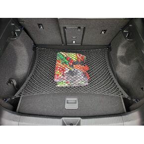 Floor Style Automotive Elastic Trunk Mesh Cargo Net for Volkswagen ID.4 2021-2024 - Premium Trunk Organizer and Storage - Luggage Net for Crossover - Best Car Organizer for Volkswagen ID 4