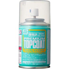 B602 Mr.Premium Top Coat Semi-Gloss, GSI Hobby Accessories Spray