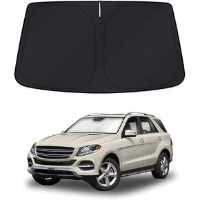 KUST Sunshade for 2020-2024 Mercedes GLE 350 450 Accessories Windshield Sun Shade Foldable Window Sun Visor Protector Blocks UV Rays Keep Your Car Cooler