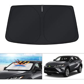 KUST Car Windshield Sun Shade for 2021-2024 Toyota Venza Accessories Sunshade Window Sun Visor Protector Foldable Blocks UV Rays Keep Your Car Cool