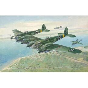 RN346 - 1/144 Heinkel He111Z-1, Scale Plastic Model Aircraft
