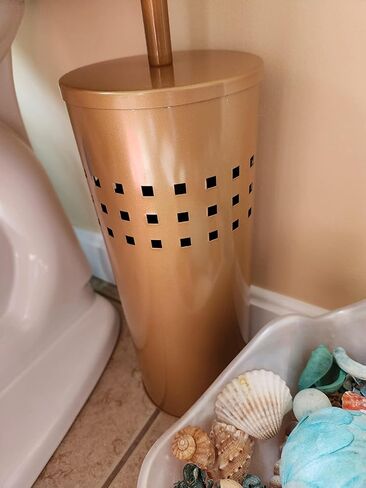 Black Toilet Plunger with Holder Caddy for Bathroom Metal Canister Holder Drip Cup Stand, Heavy Duty, Cup Holder Inner, Deep Cleaning, Made of Metal in Saudi Arabia