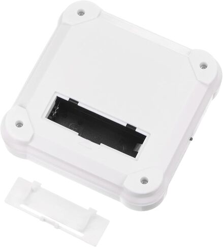 Solar Display Stand Turntable 3.54" Plate Dia Battery Double Use LED Light 360° Two-Way Rotating ABS Plastic Automatic Revolving Display for 3D Print Jewelry Displaying, White in Saudi Arabia